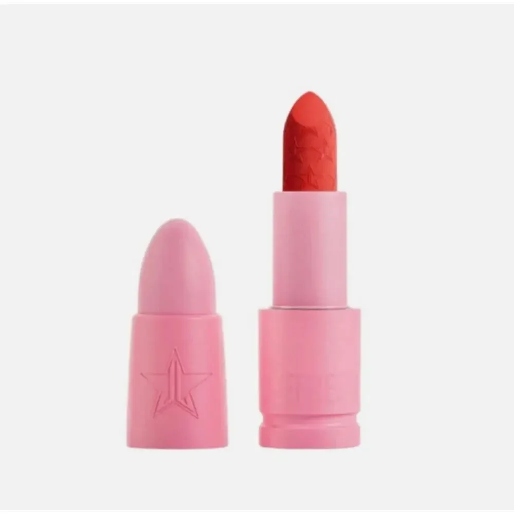 Jeffree Star Velvet Trap Prick Bright Coral Orange Matte Lipstick New In Box